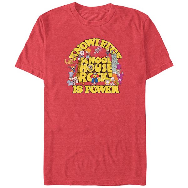 

Футболка Big & tall schoolhouse rock! knowledge is power Licensed Character