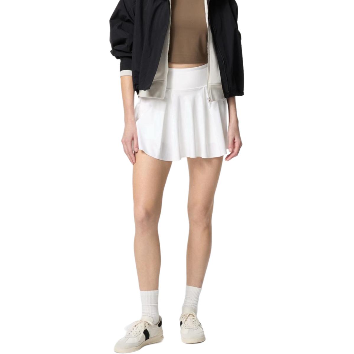 

UNIQLO Повседневная короткая юбка женская белая