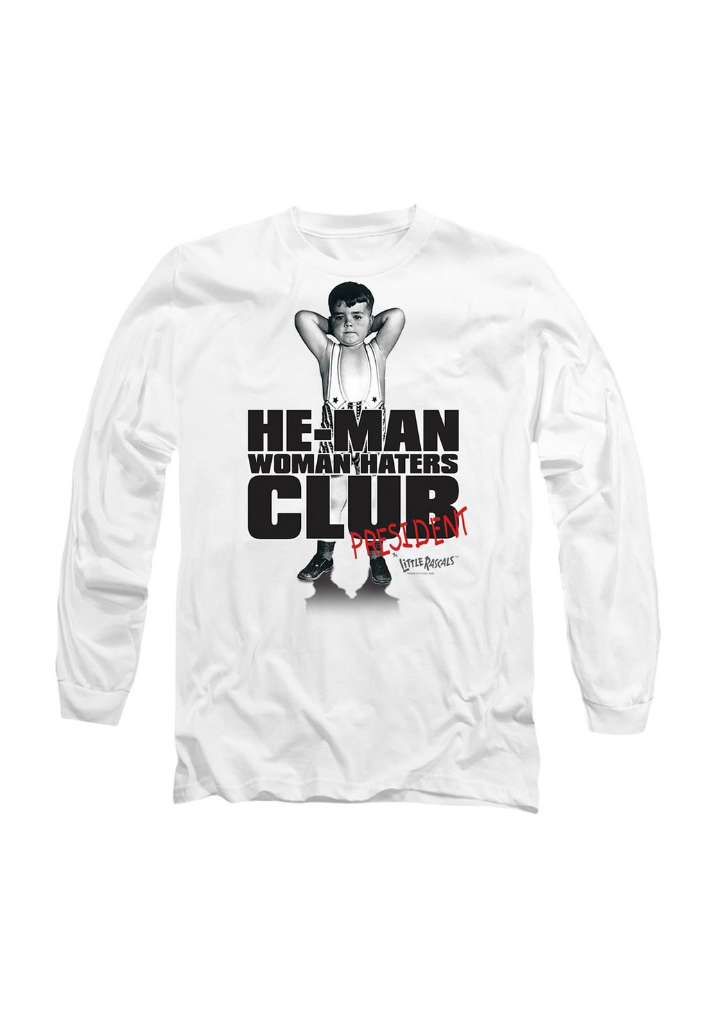 

Топ с длинными рукавами LITTLE RASCALS CLUB PRESIDENT Cotton Soul, белый