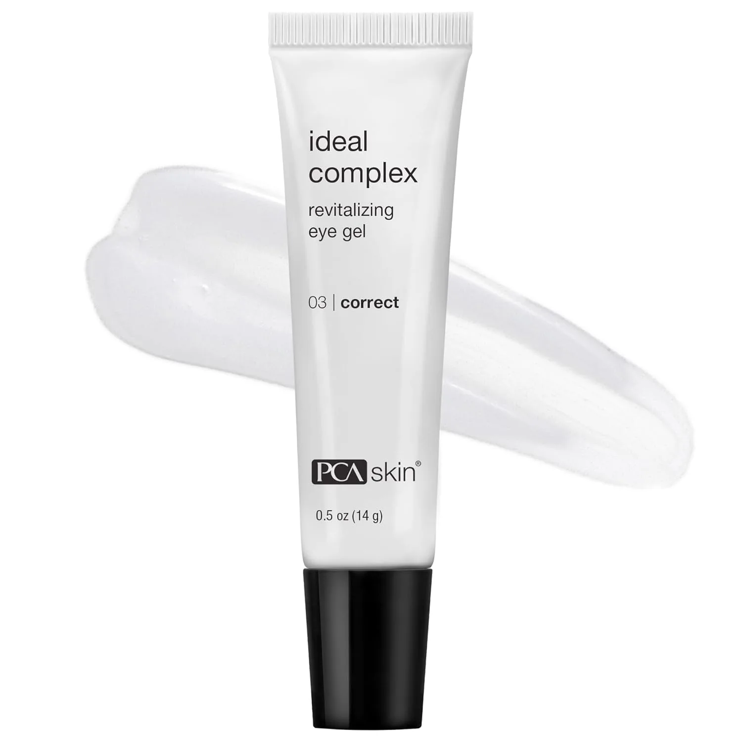 PCA SKIN Ideal Complex Revitalizing Eye Gel - Легкое антивозрастное средство для борьбы с темными кругами под глазами, безопасно для использования на веках. 14,8 мл (1 шт.)