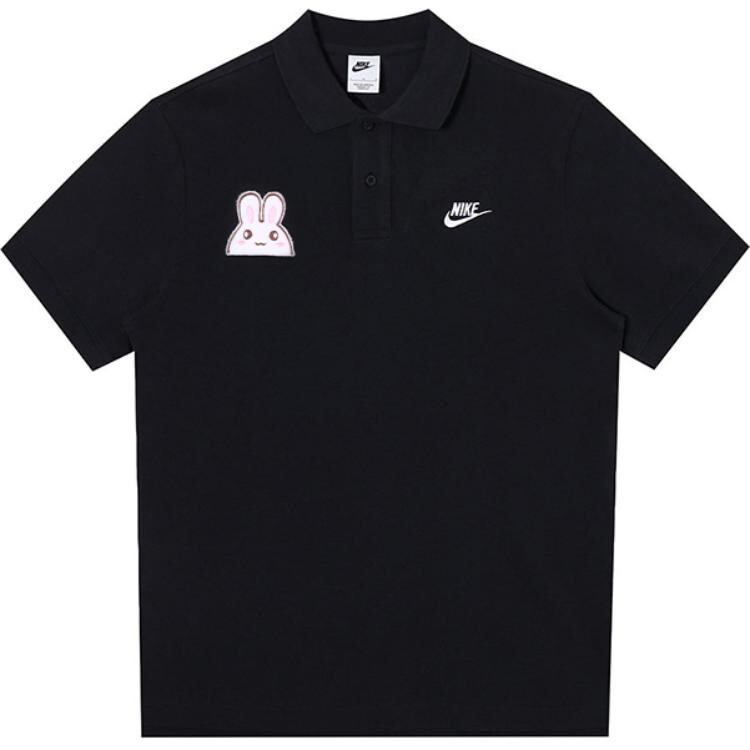 

Рубашка поло мужская черная Nike, черный