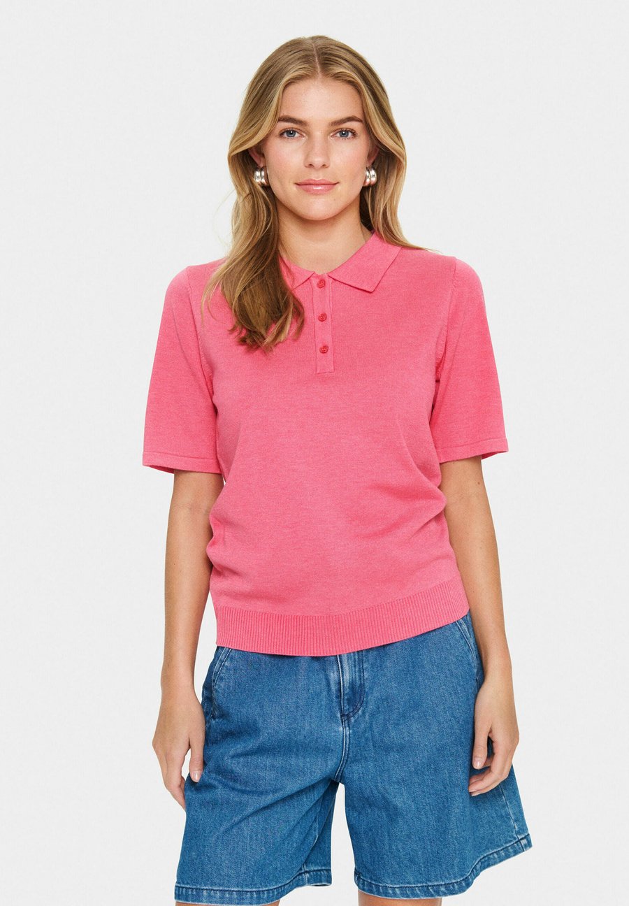 

Поло Saint Tropez Polo shirt, Fruit Dove Melange/Mottled Pink