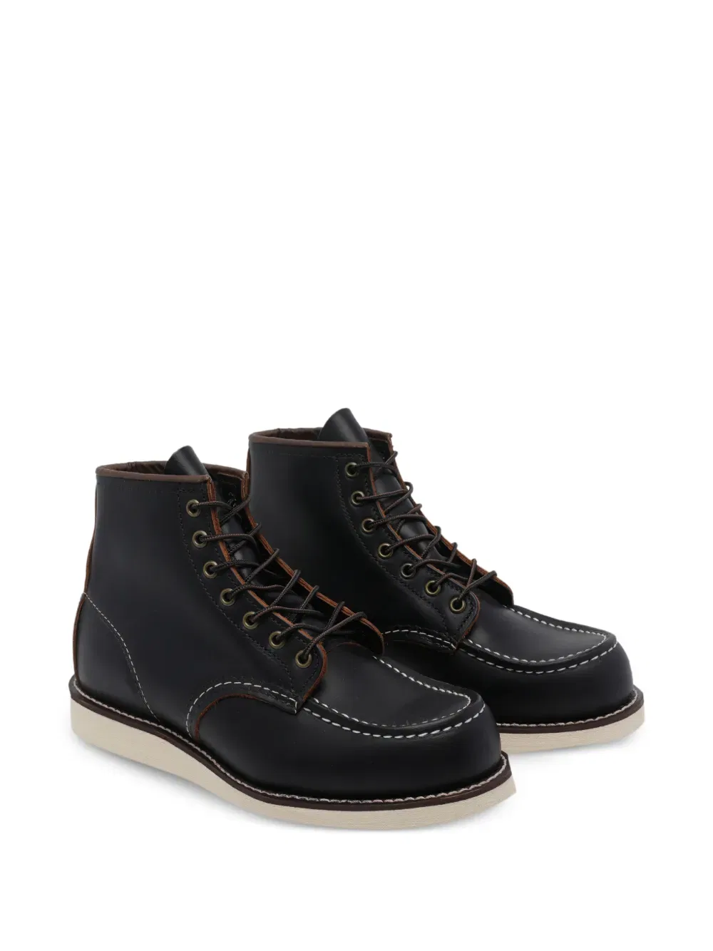 Мокасины с закругленным носком и шнуровкой Red Wing Shoes, черный — фото 2