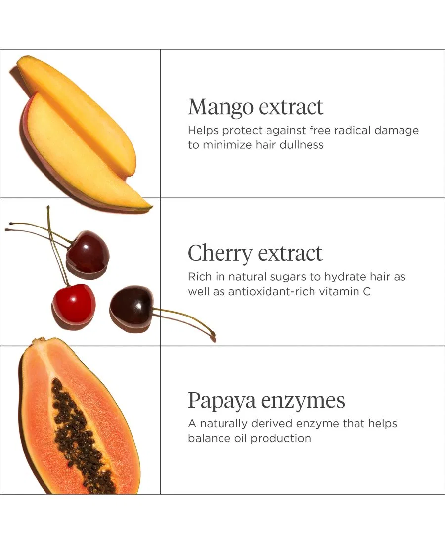 Набор из 2 предметов: шампунь и кондиционер Superfoods Mango + Cherry Balancing Briogeo — фото 3