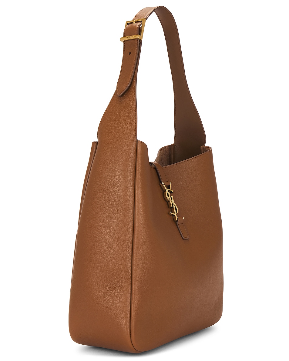 Большая элегантная сумка Le 5 A 7 Supple Hobo Saint Laurent, Fox — фото 3