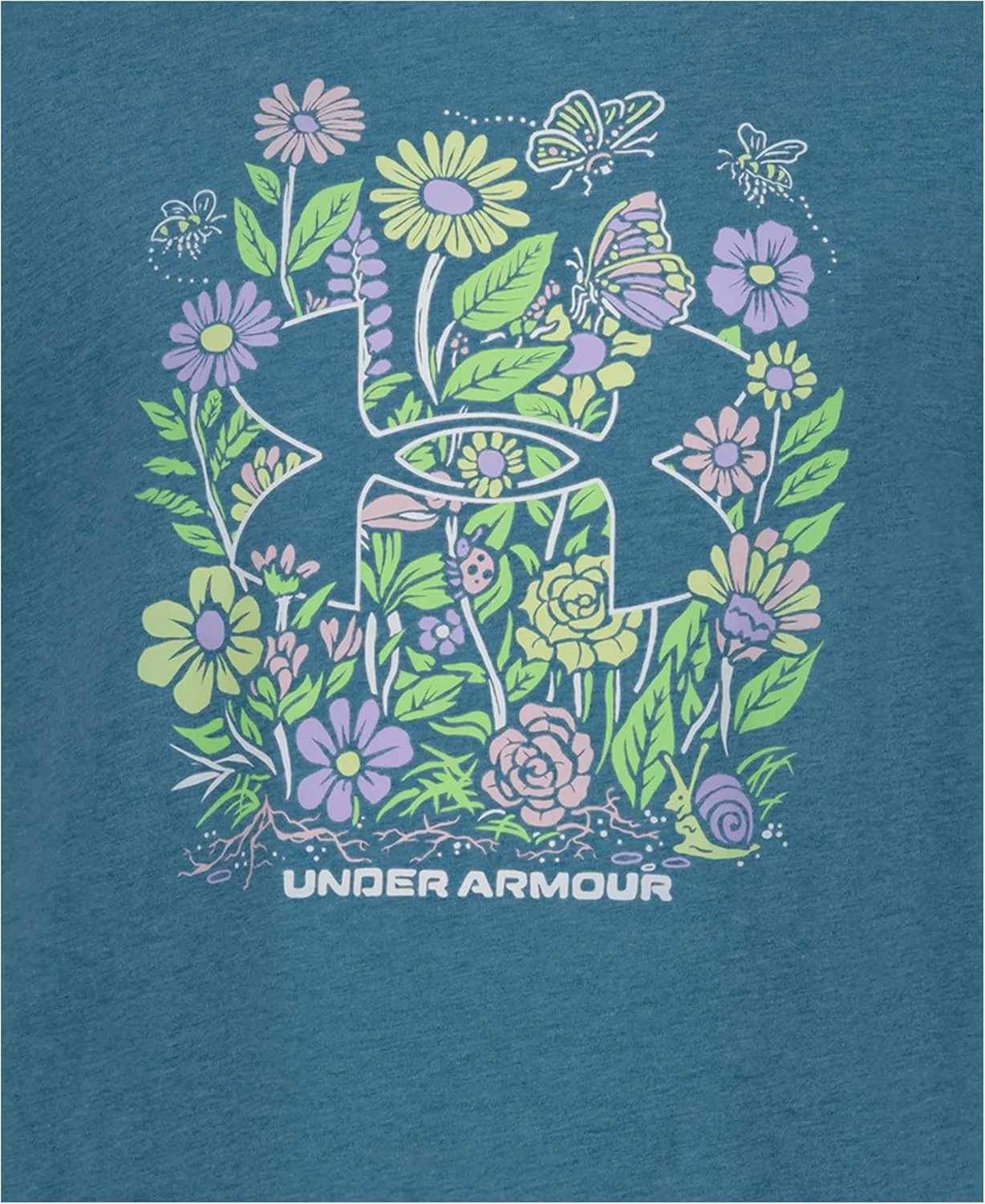 Футболка детская Performance Graphic Tee Under Armour, Boundless Blue — фото 4