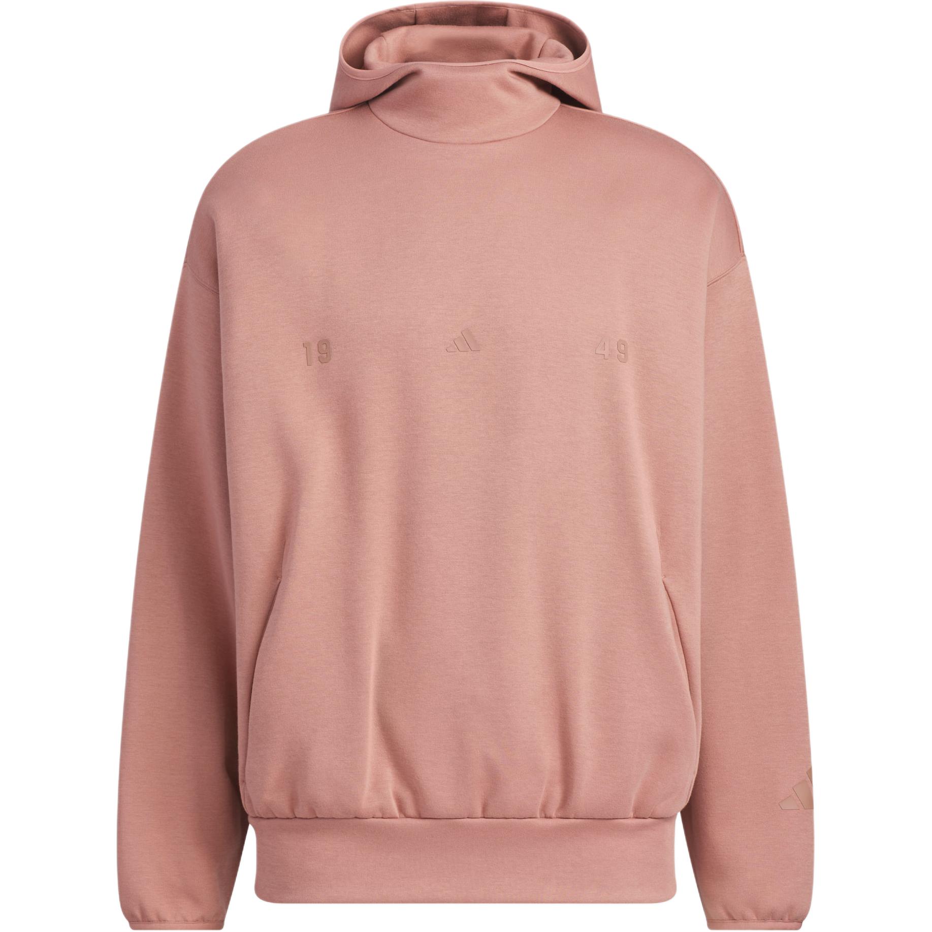 Толстовка с капюшоном ST FL Мужская Теплая Землистая Коричневая Adidas, Теплый Землистый Умбра — фото 2