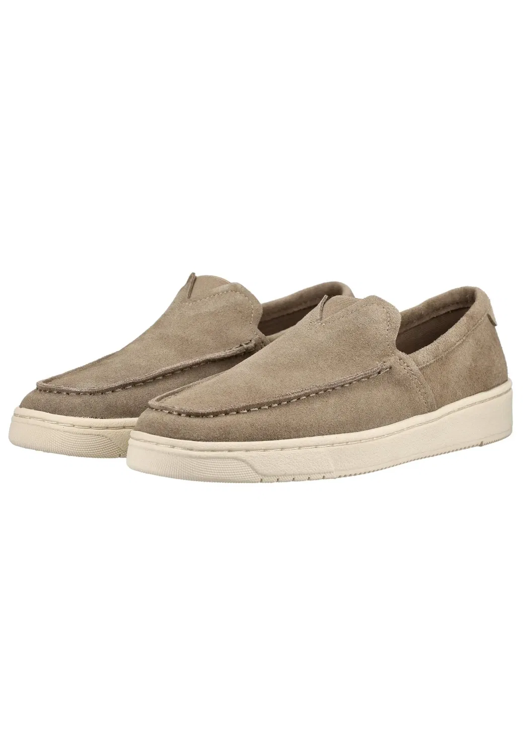 Слипперы на кожаные, TOMS, taupe — фото 3