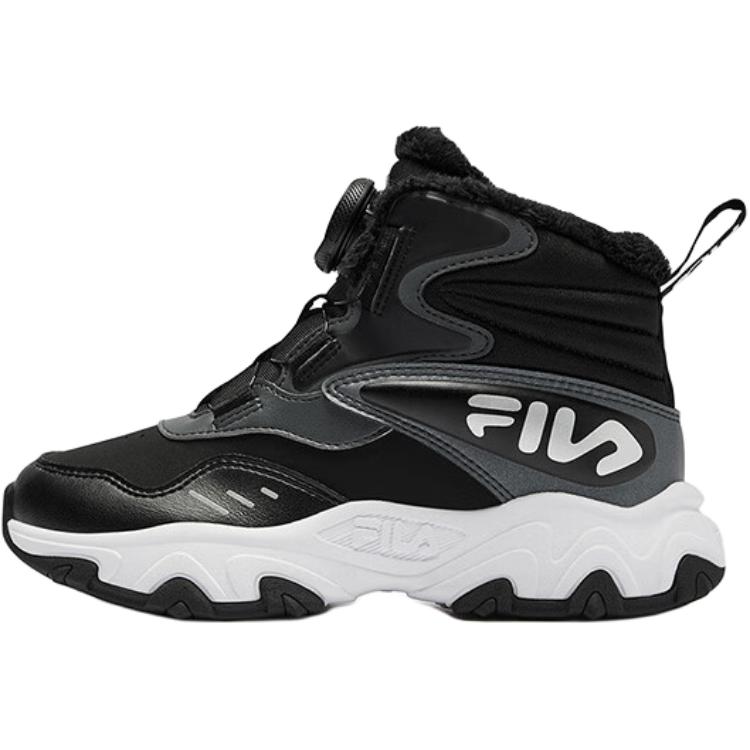 

FILA KIDS Детские кроссовки с высоким берцем, устойчивые к износу и скольжению, черно-серые, для детей 3–7 лет
