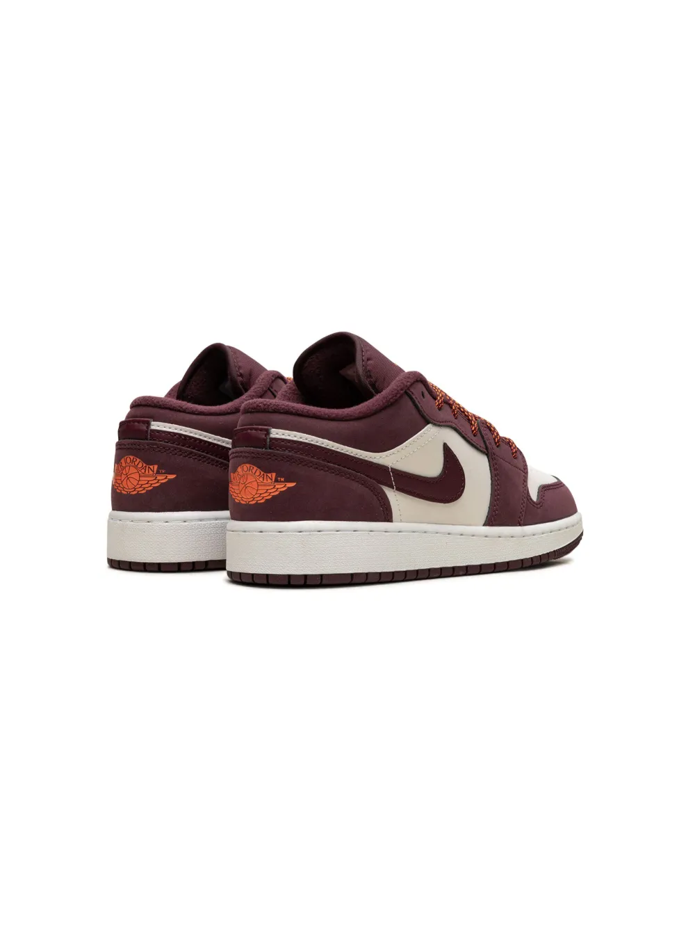 Кроссовки Air Jordan 1 Night Maroon Jordan Kids, красный — фото 3