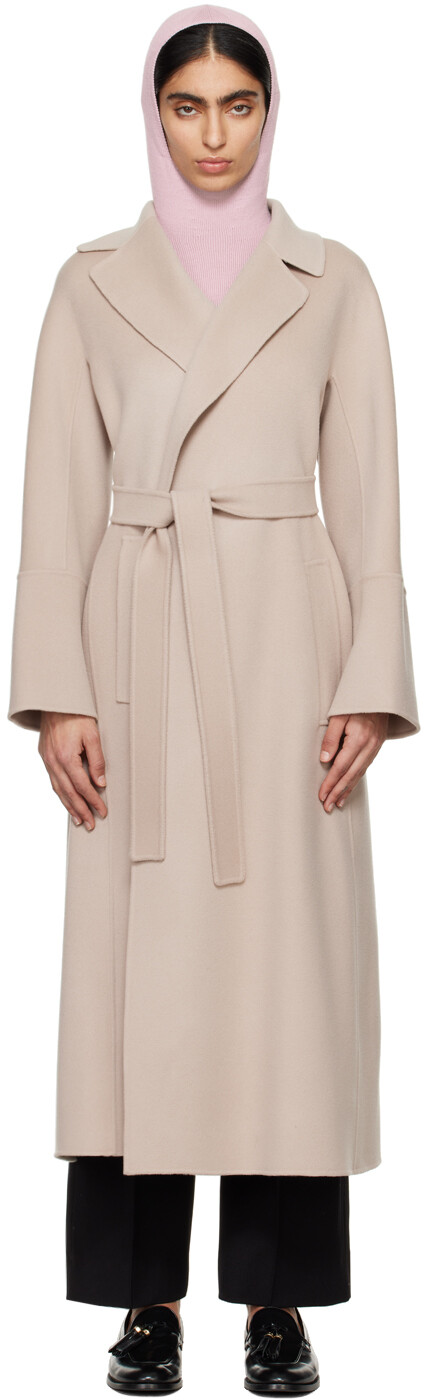 

Бежевое пальто Elisa Max Mara