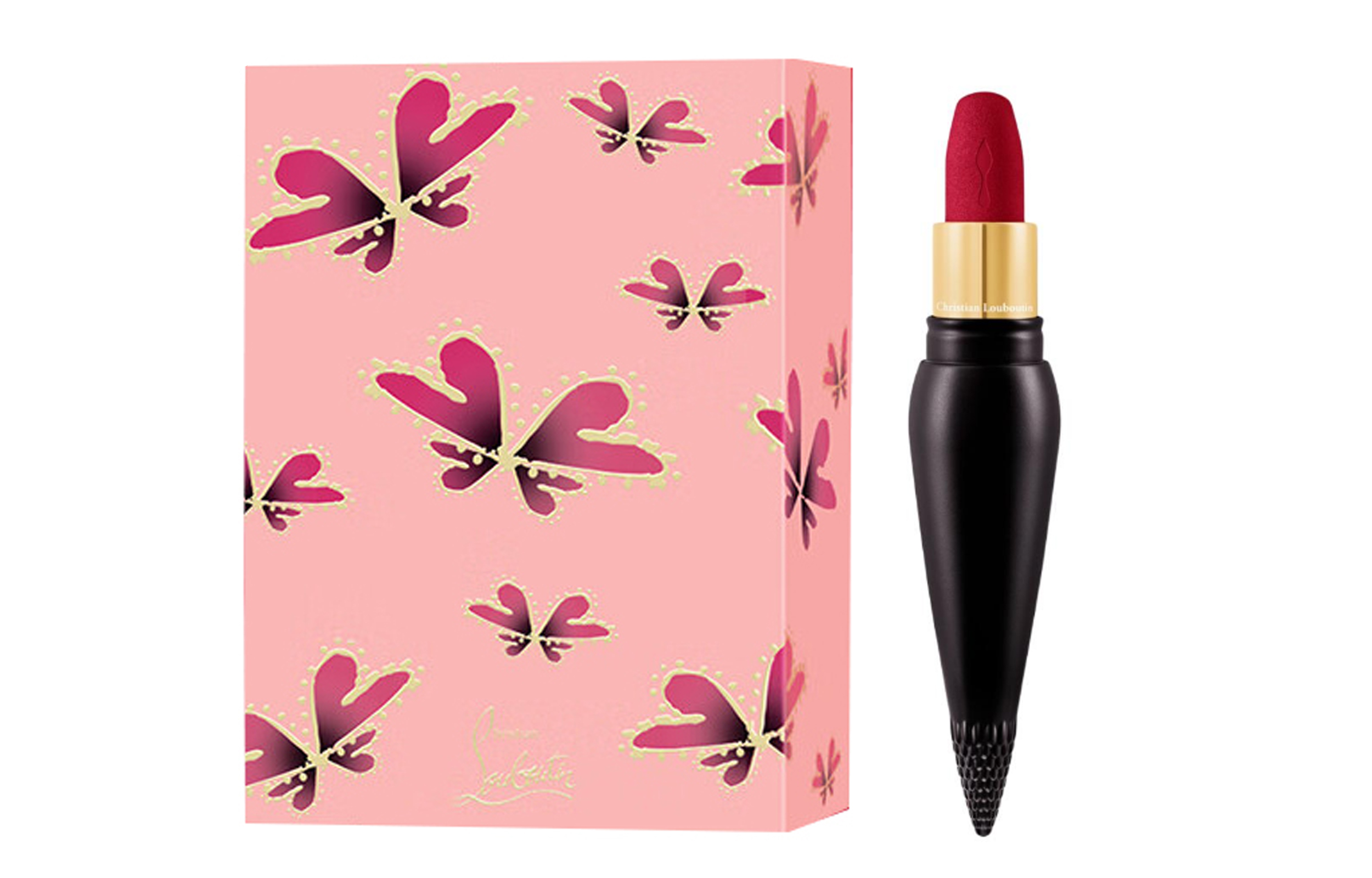 

Помада для губ CL Queen's Baton Soft Matte Box матовая, легко растушевывается, 3,8 г Christian Louboutin, #001m royal red