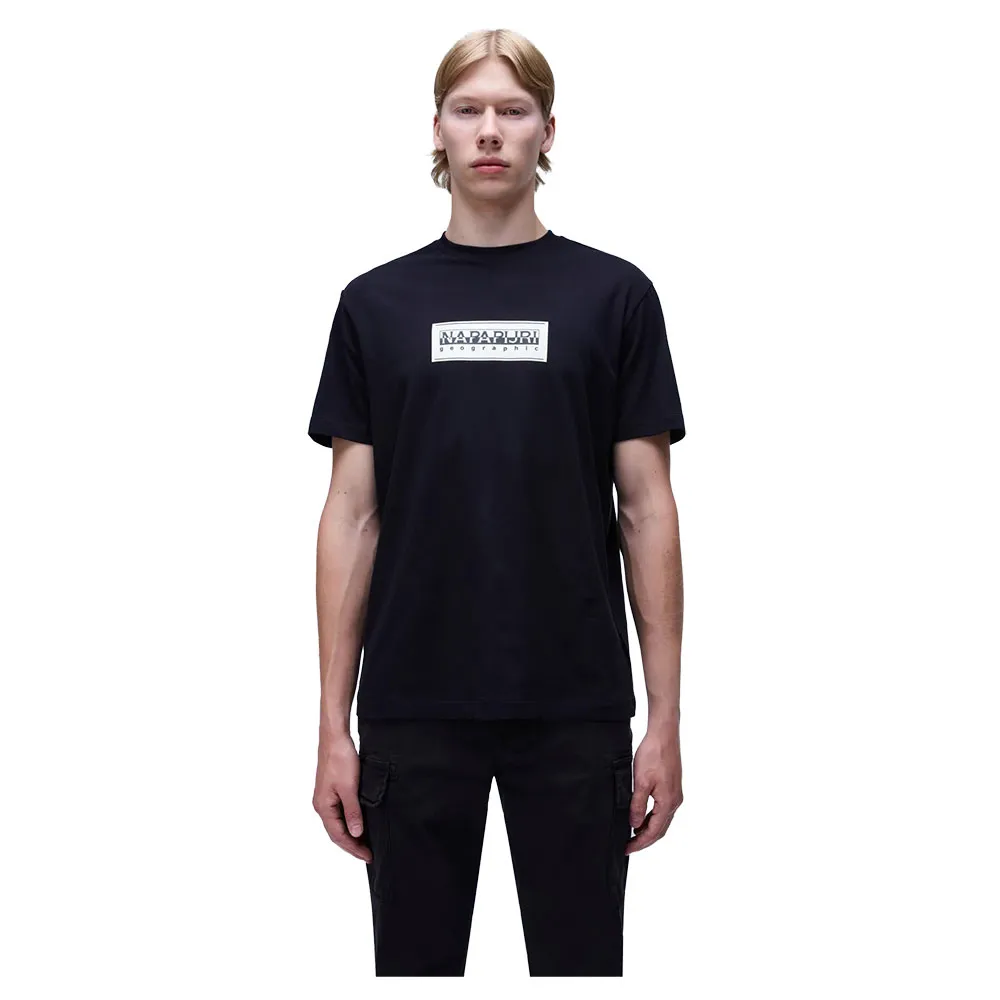 

Футболка с коротким рукавом Napapijri Box Logo, черный