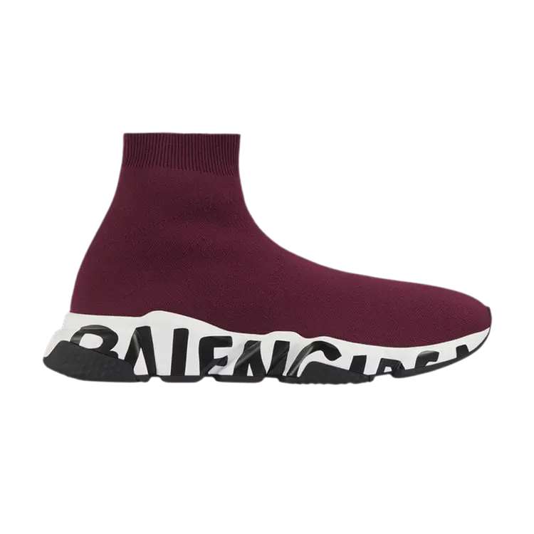 Кроссовки Balenciaga Wmns Speed Trainer Midsole Graffiti - Purple, фиолетовый