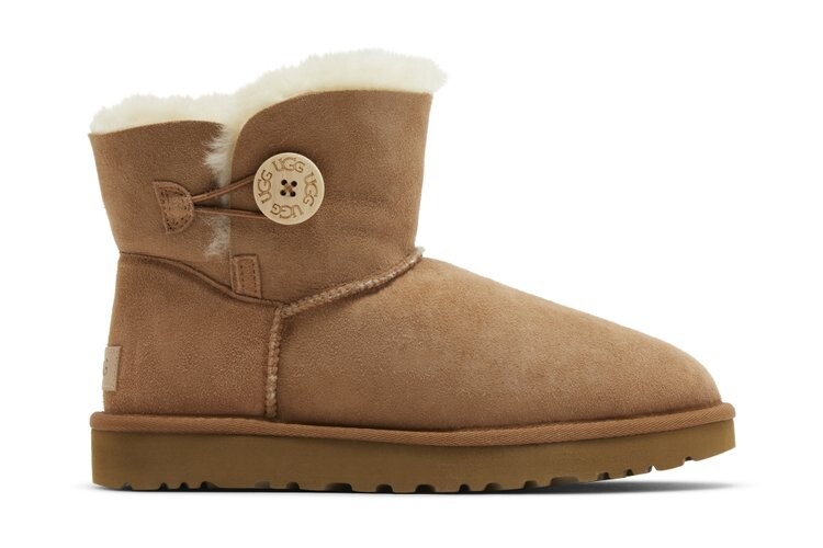 Ботинки UGG Wmns Mini Bailey Button 2, коричневый