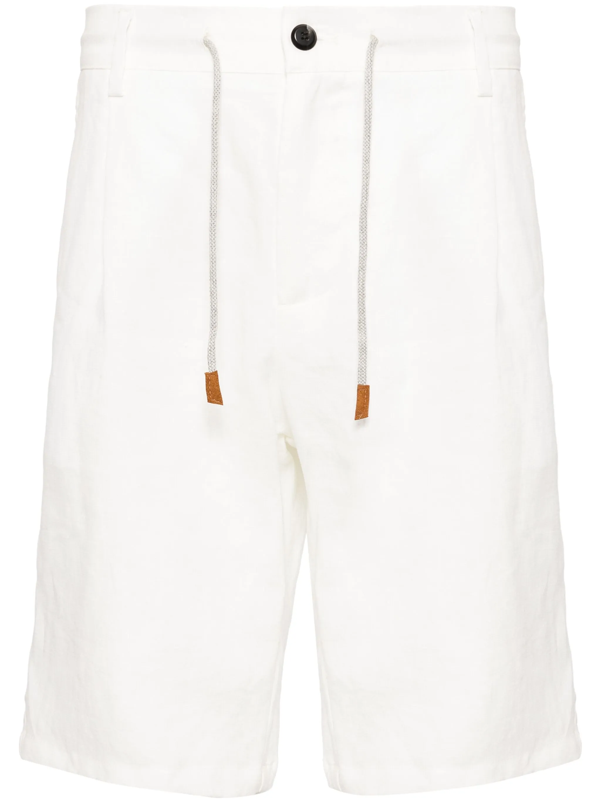 

Льняные шорты-бермуды Eleventy, белый