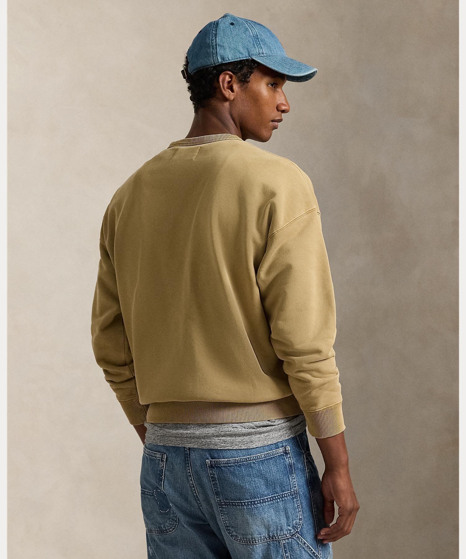 Толстовка из флиса свободного кроя с петлевой изнанкой Polo Ralph Lauren, 250 Brown — фото 2