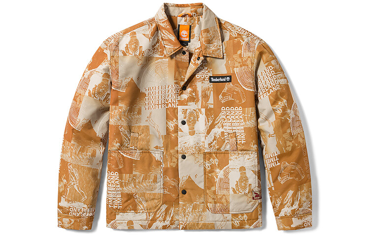 

Стеганая куртка унисекс с принтом пшеницы Timberland, цвет Wheat print