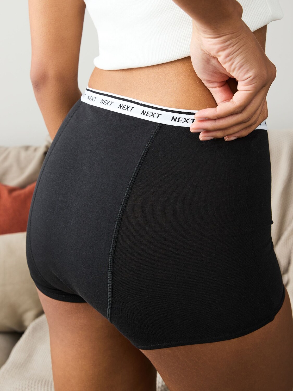 Next Трусы Boyshorts в черном цвете — фото 4