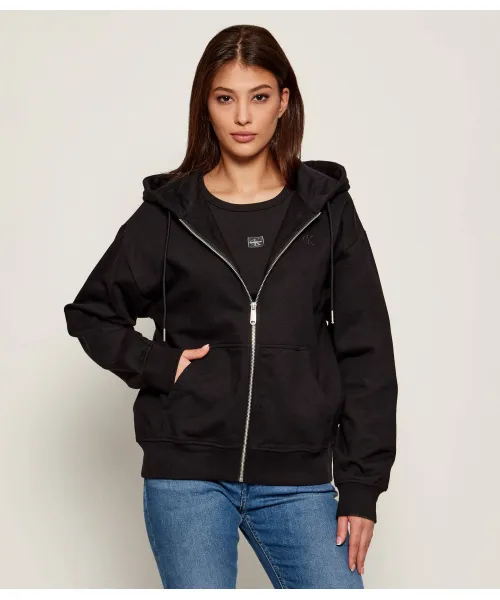 

Толстовка Relaxed fit Calvin Klein Jeans, черный