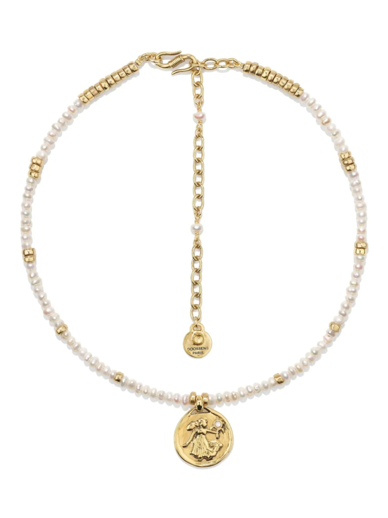 

Колье Astro Virgo Pearls Goossens, золотой