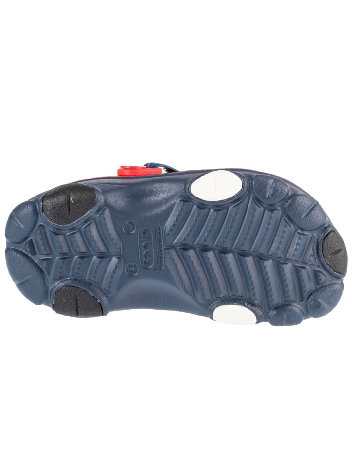 Детские сабо Crocs Team Spiderman All Terrain синего цвета — фото 4
