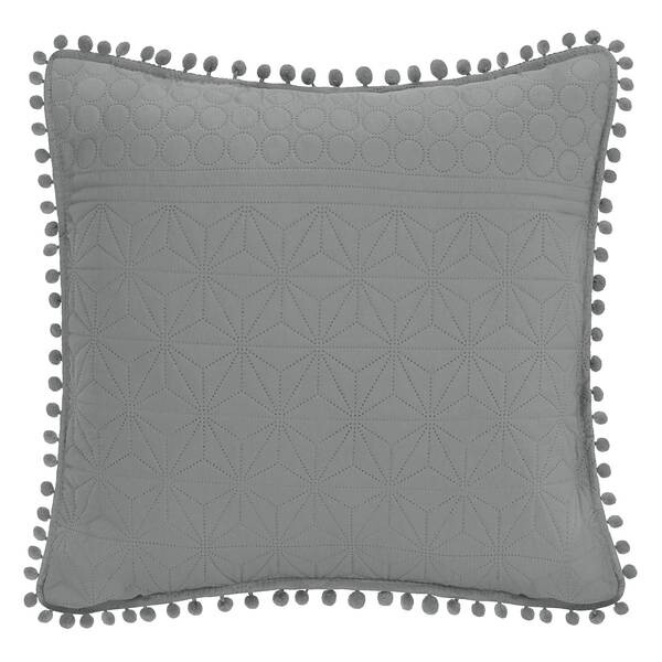 

Декоративная подушка FLHF Ladore, 45x45x5 см, графитовый
