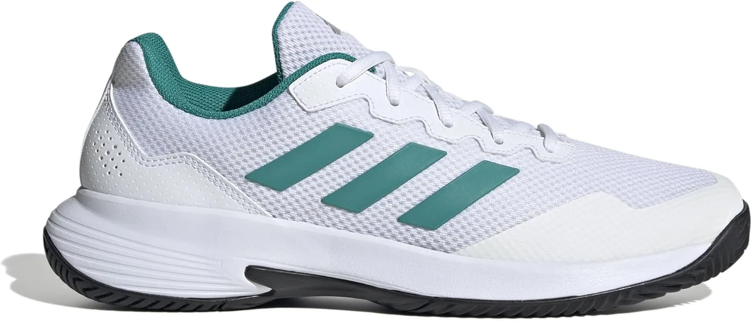 Мужские теннисные кроссовки Gamecourt 2.0 adidas, белый — фото 2