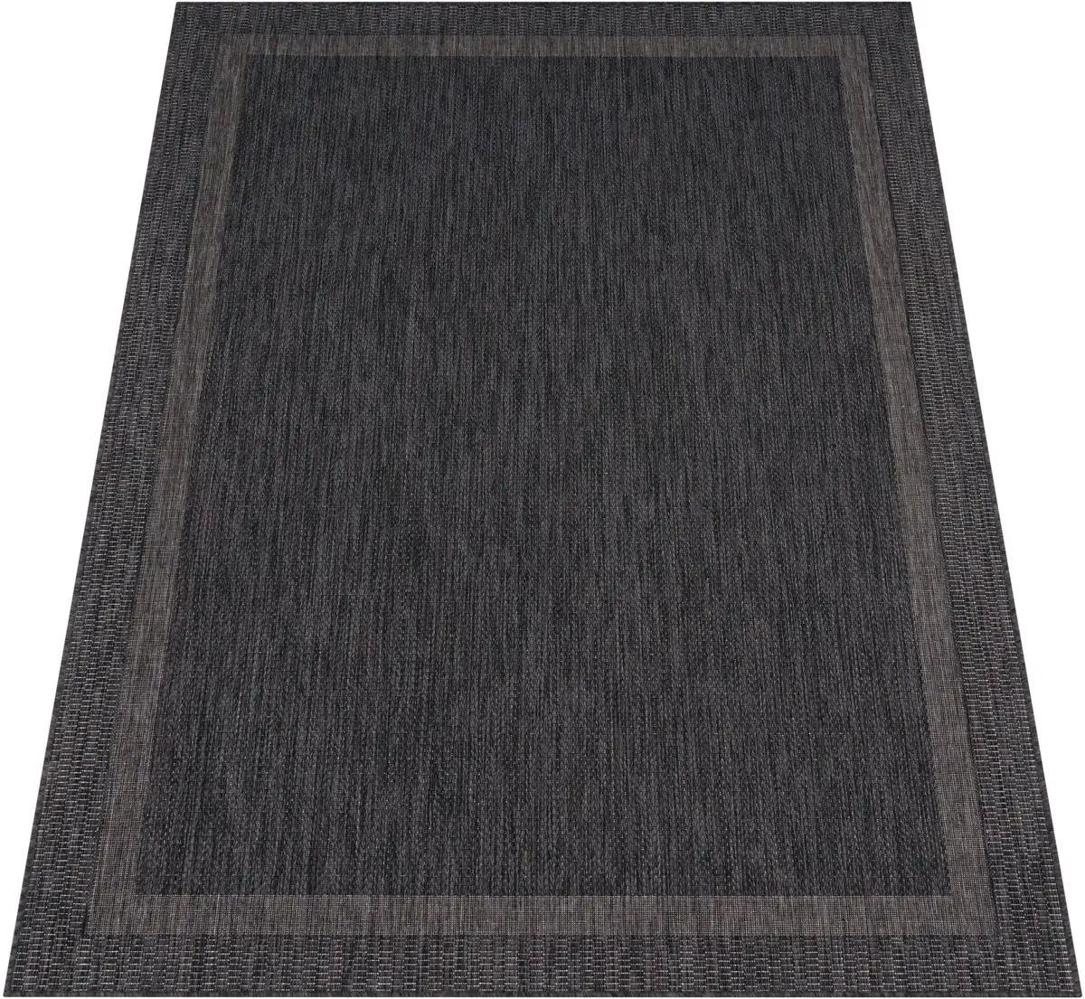 

Ковер Paco Home "Roma 272", прямоугольный, плоского плетения, крапчатый, с тонкой каймой, подходит для использования внутри и снаружи помещений 200х200 см, цвет anthrazit