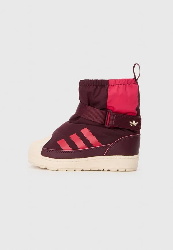 Зимние ботинки superstar 360 Adidas Originals, Maroon/Wonder White/Ruby Red