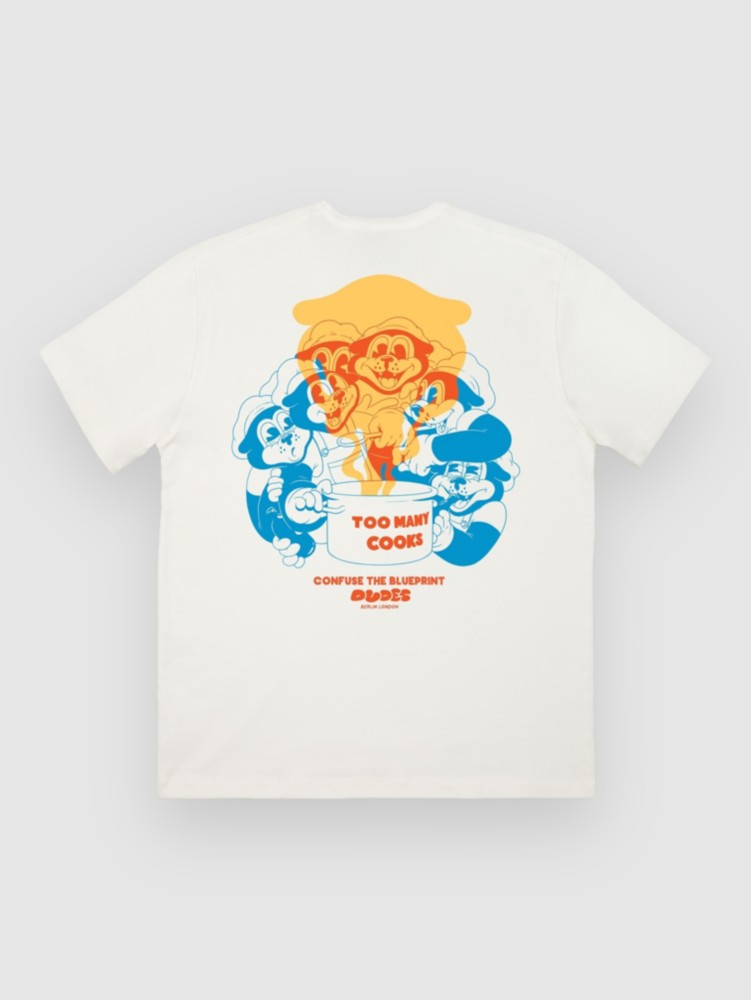 

Футболка The Dudes Too Many Seasonal T-Shirt, white