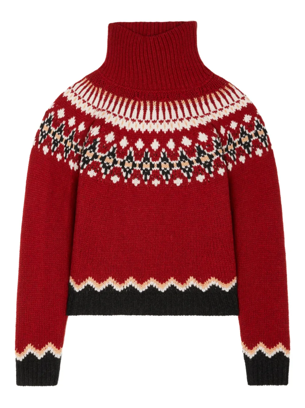 

Свитер Sweet Winter с высоким воротником Alanui, красный