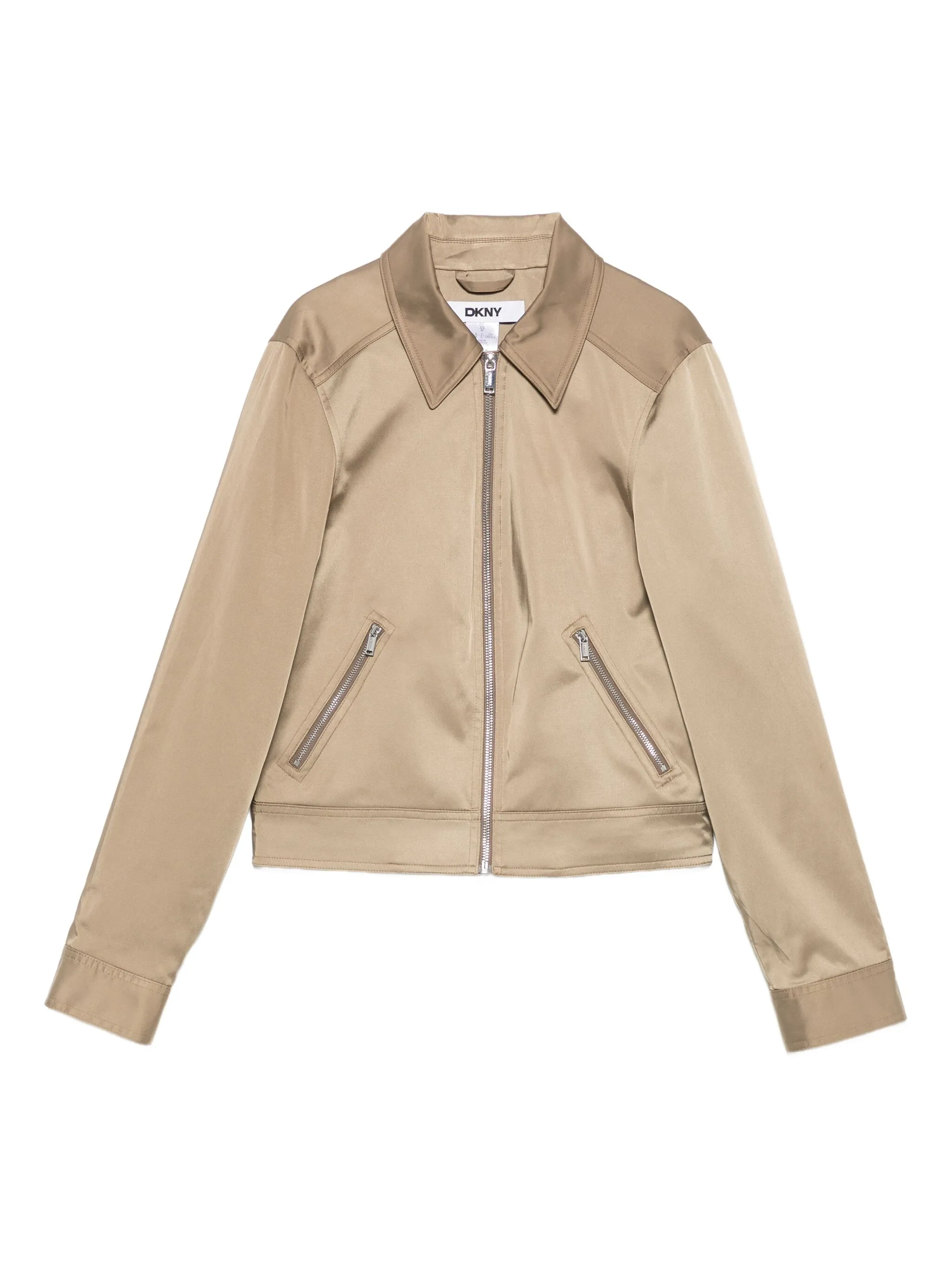 

Куртка на молнии Dkny, бежевый