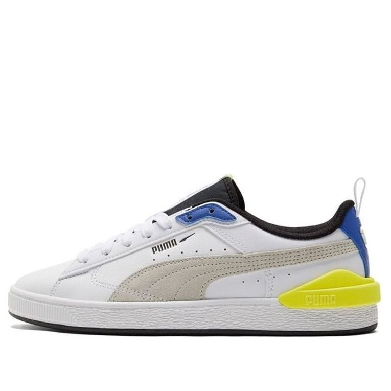 

Кеды PUMA Suede Bloc 'White Silver Blue', белый