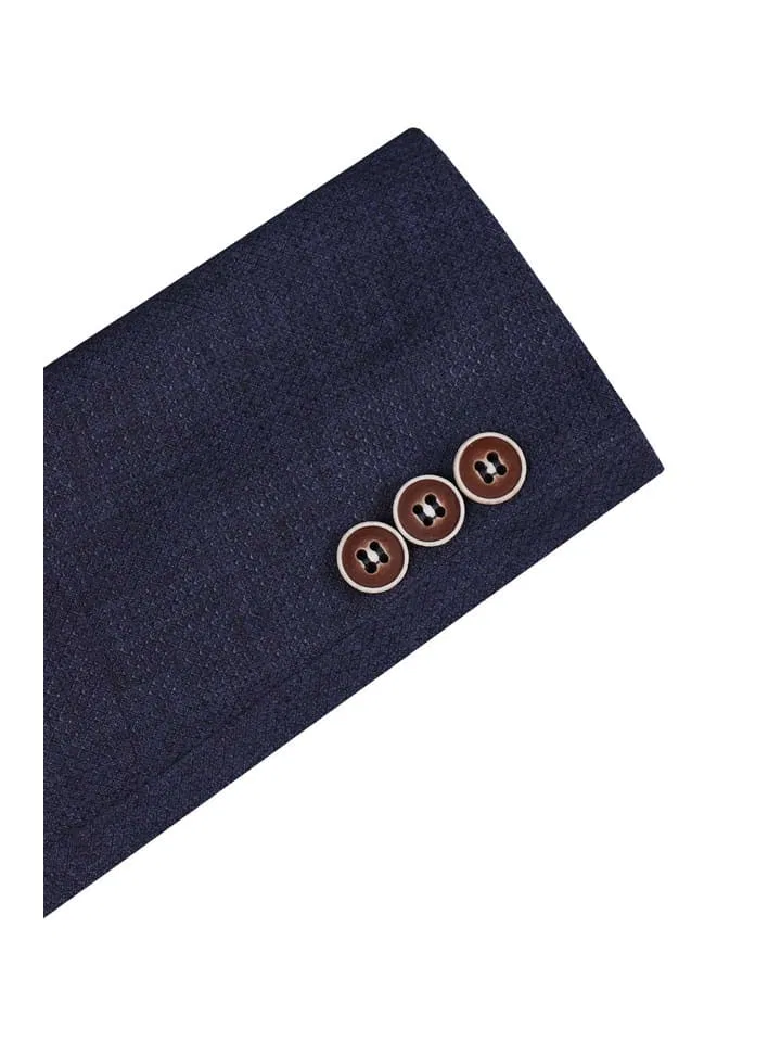 Сакко, Slim fit, G.O.L. FINEST COLLECTION, темно-синий — фото 4