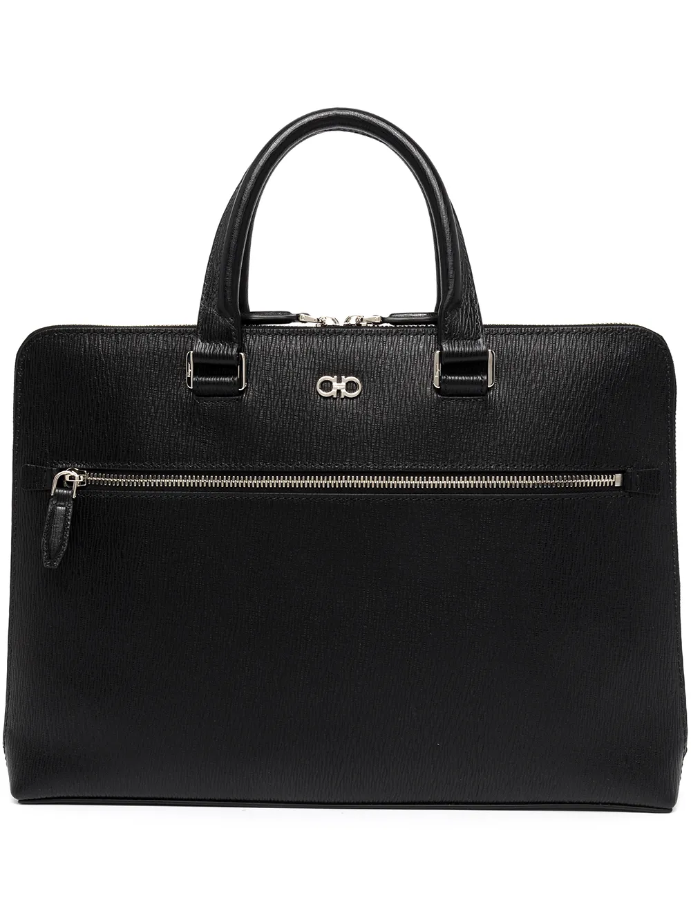 

Портфель с декором Gancini Ferragamo, черный