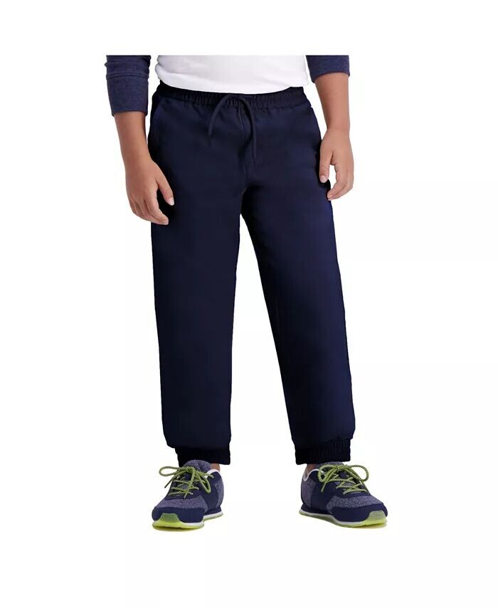 

Husky Boys The Jogger, Reg Fit, брюки без застежки спереди Haggar, синий