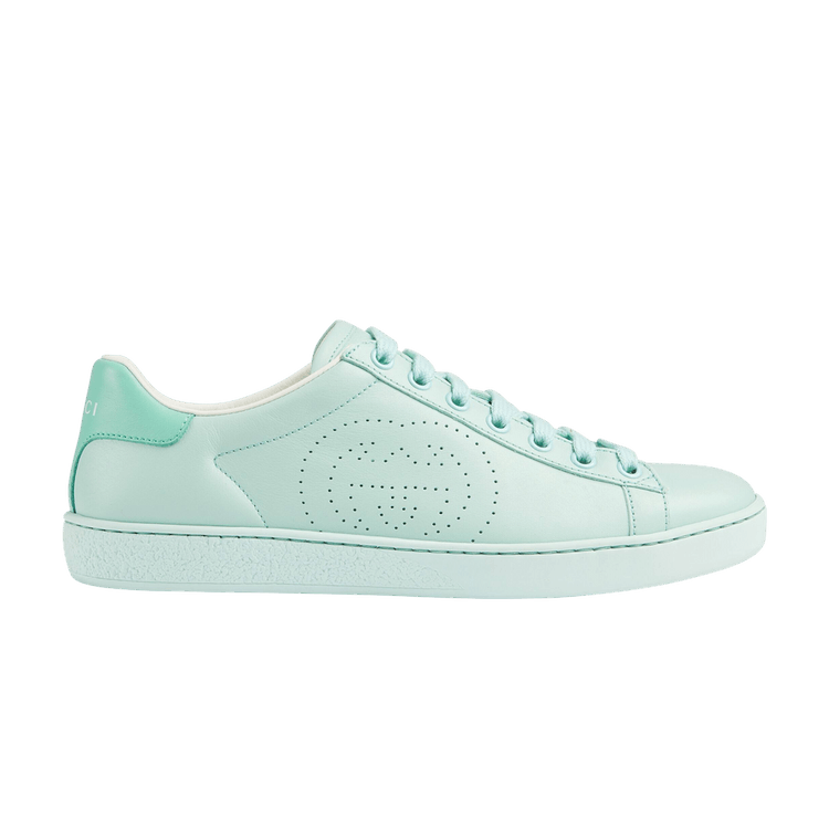 Кроссовки Gucci Gucci Wmns Ace 'Interlocking G - Water Green', зеленый