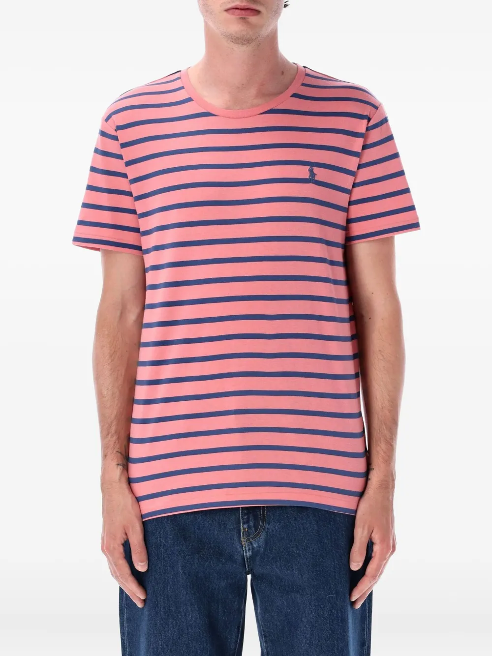 

Полосатая футболка POLO RALPH LAUREN, розовый