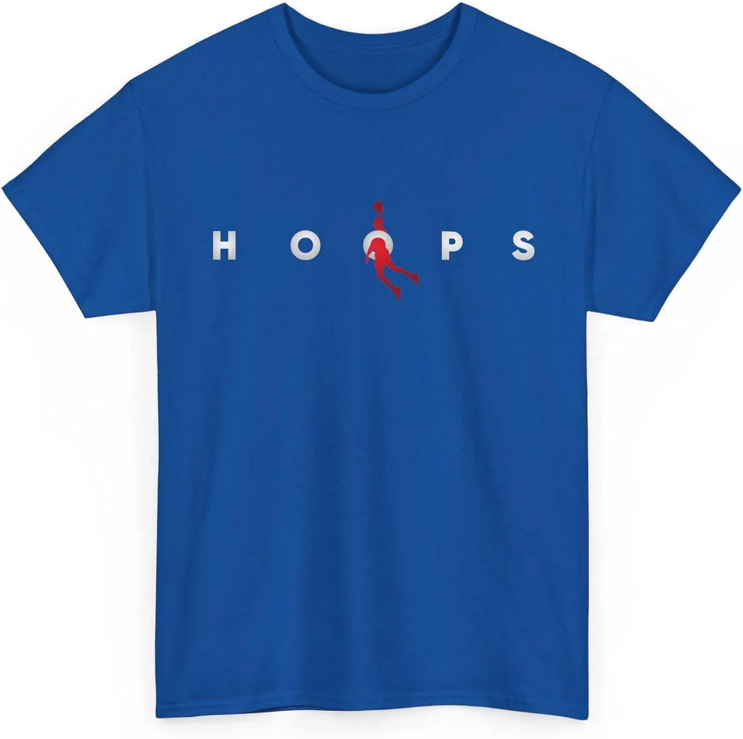 Футболка Basketball Player Hoops для любителей баскетбола, спортивных болельщиков, женская и мужская GENERIC, Royal
