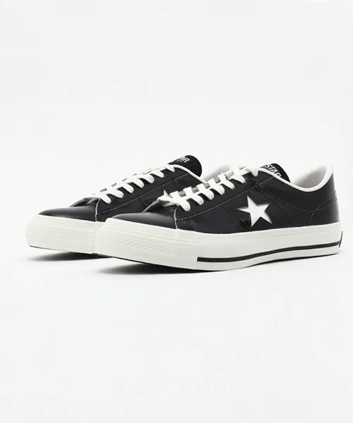 Унисекс кожаные кроссовки Converse ONE STAR J чёрные — фото 3