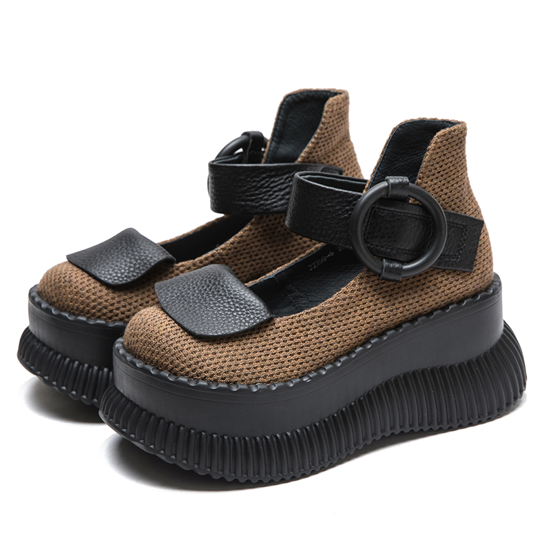 Туфли Мэри Джейн на платформе 7 см Women's Jay, черные — фото 4