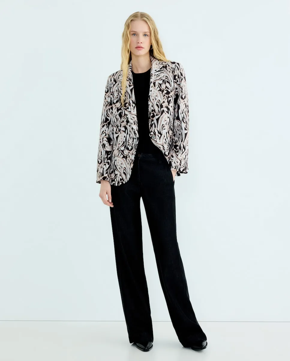 

Женский блейзер с принтом Zermatt, коричневый