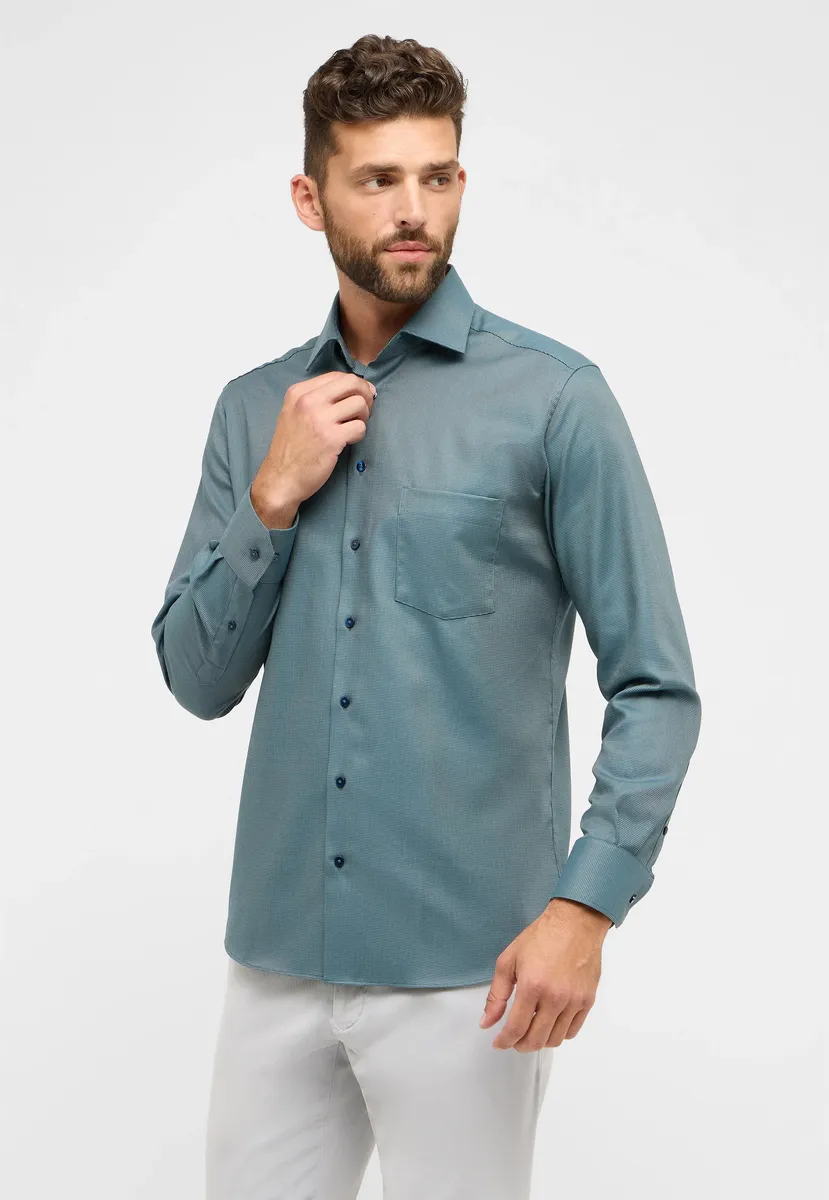 

Рубашка Eterna с длинными рукавами "MODERN FIT", зеленый
