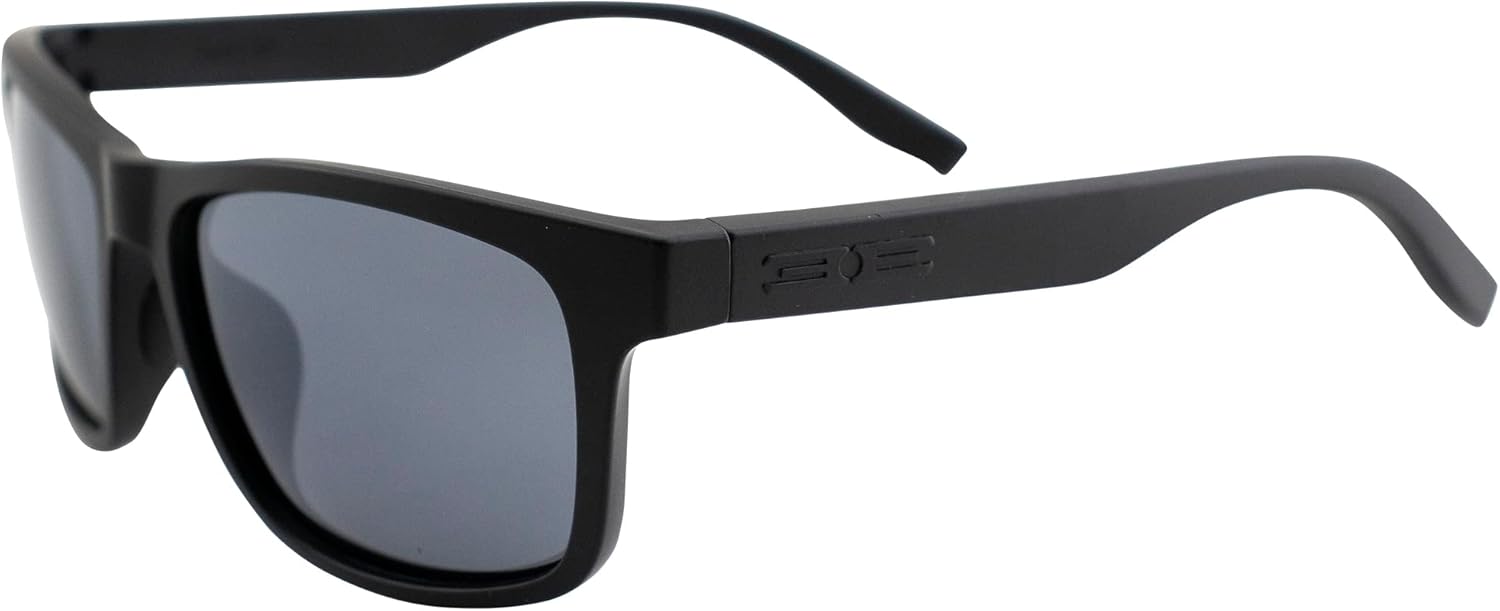 

Солнцезащитные очки Epoch Eyewear Delta для водных видов спорта и рыбалки, черная оправа, поляризованные линзы с супергидрофобным покрытием дымчатого цвета, защита от УФ-излучения, Black-grey