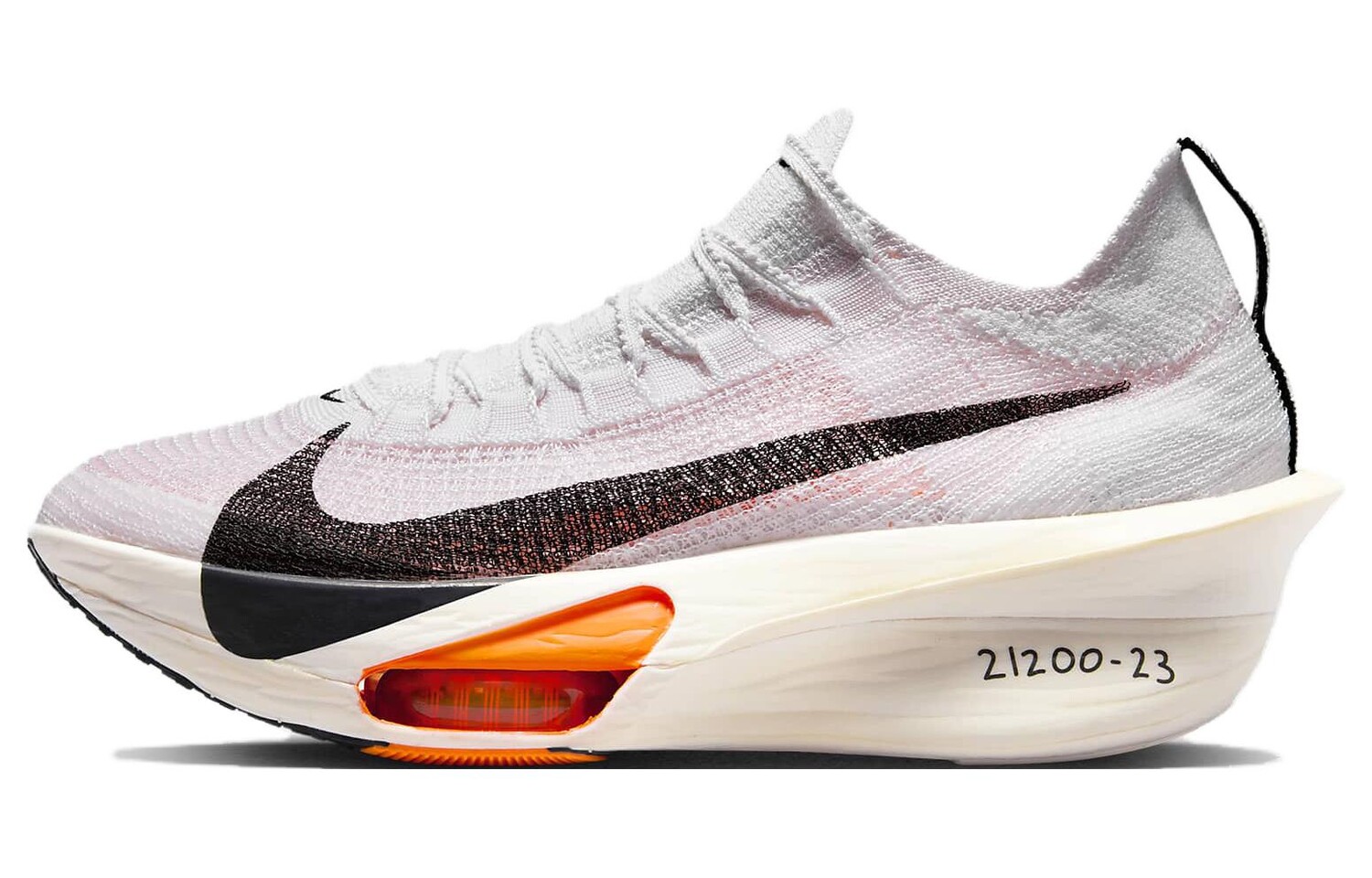 Кроссовки женские Air Zoom Alphafly NEXT% 3 Prototype Women's Nike, белый/оранжевый/черный