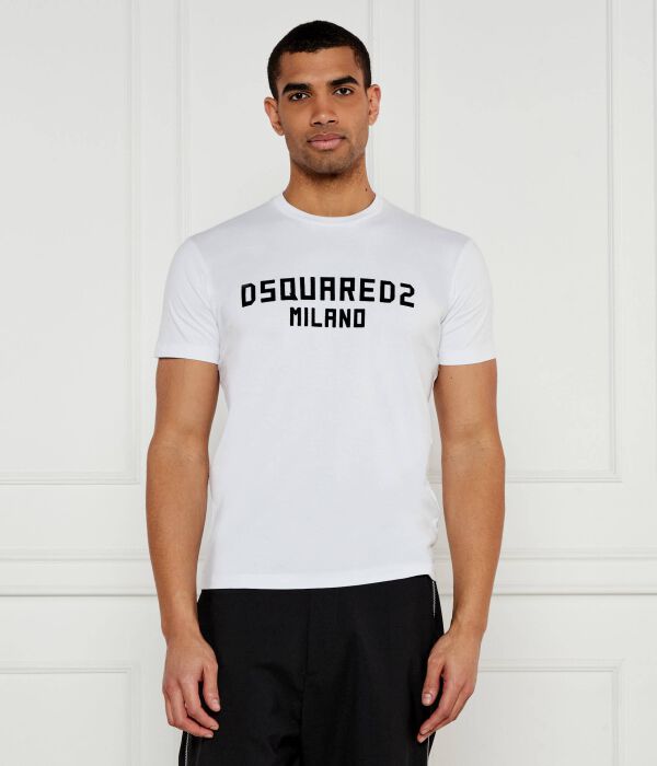 

Футболка мужская Dsquared2, белый / черный