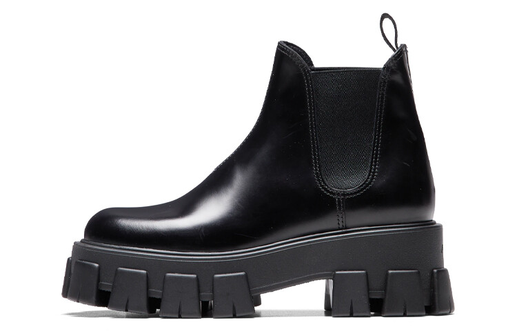 Женские ботинки челси Prada Monolith, черный