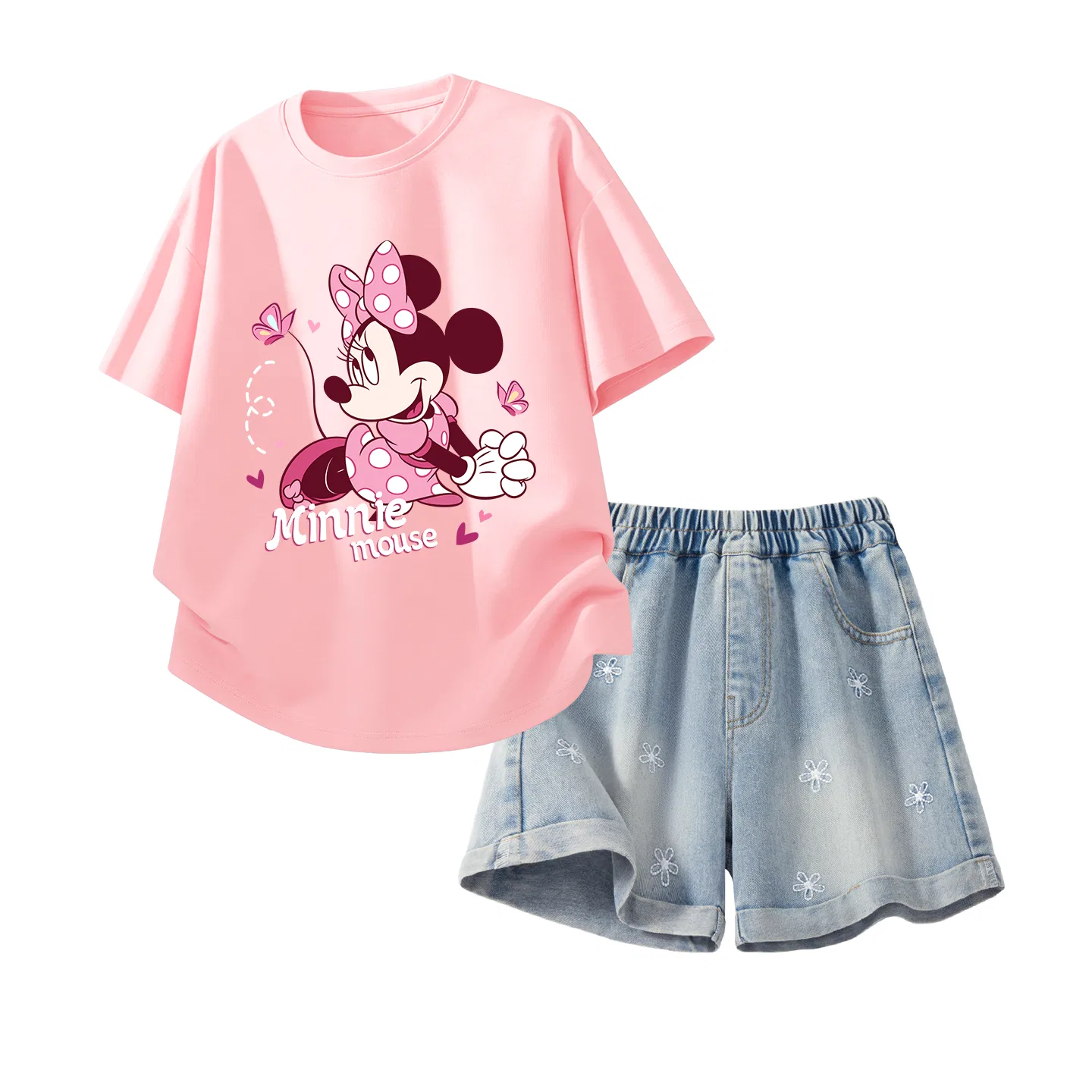 Спортивный костюм Kids Casual Sportswear Disney, джинсово-синий и розовый