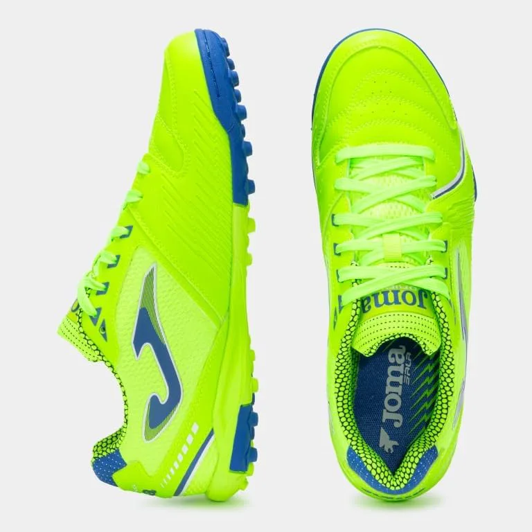 Футбольные бутсы Joma для искусственного покрытия, размер 6-12.5 US - Профессиональные бутсы - Верх из микрофибры, хромированная подошва, усиление пятки - Дриблинг, зеленый — фото 4